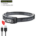 ESMARTER Mini LED Headlamp | Motion Sensor, USB Rechargeable