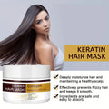 Keratin Collagen Hair Mask – Repair Dry Frizzy Damaged Hair Hair Treatment Mask Oasis Select 100g