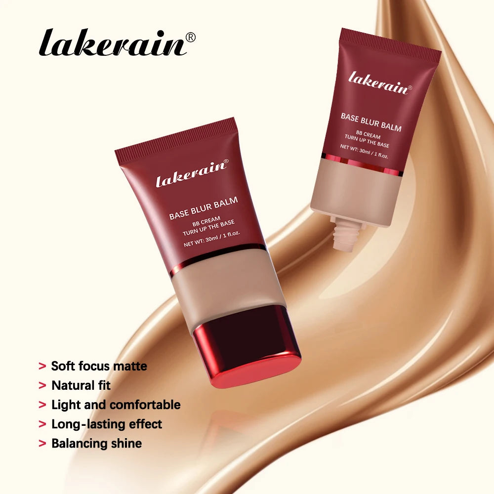 Liquid Foundation And Puff Makeup Set Lightweight Waterproof Long Lasting Matte Facial Foundation Cosmetics Woman Makeup Oasis Select