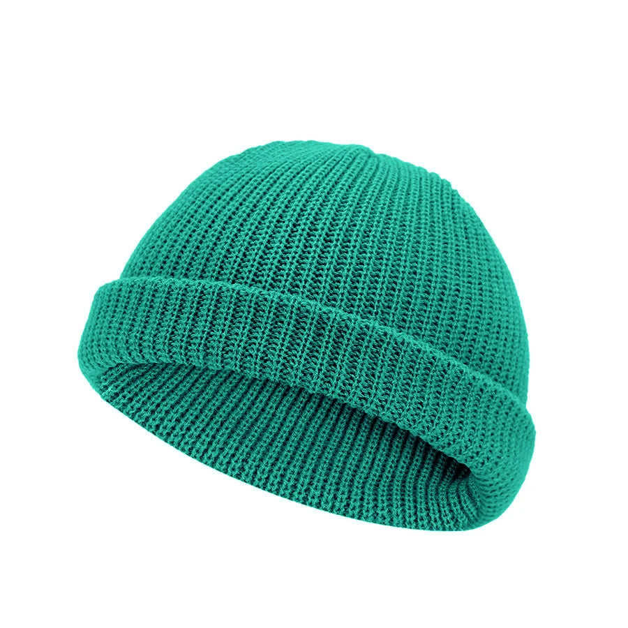 Cold hat, melon skin hat, knitted hat, short hip-hop street hat, woolen hat, men's and women's hat, street retro hexagonal hat Oasis Select 3