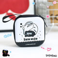 Cute Cat Tinplate Coin Purse | Mini Storage Box for Keys & Earbuds