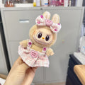 17cm Mini Plush Doll'S Clothes Outfit Accessories For Korea Kpop Exo Labubu Idol suit Clothing Gift，Only clothes and no dolls Oasis Select 2pcs set pink A