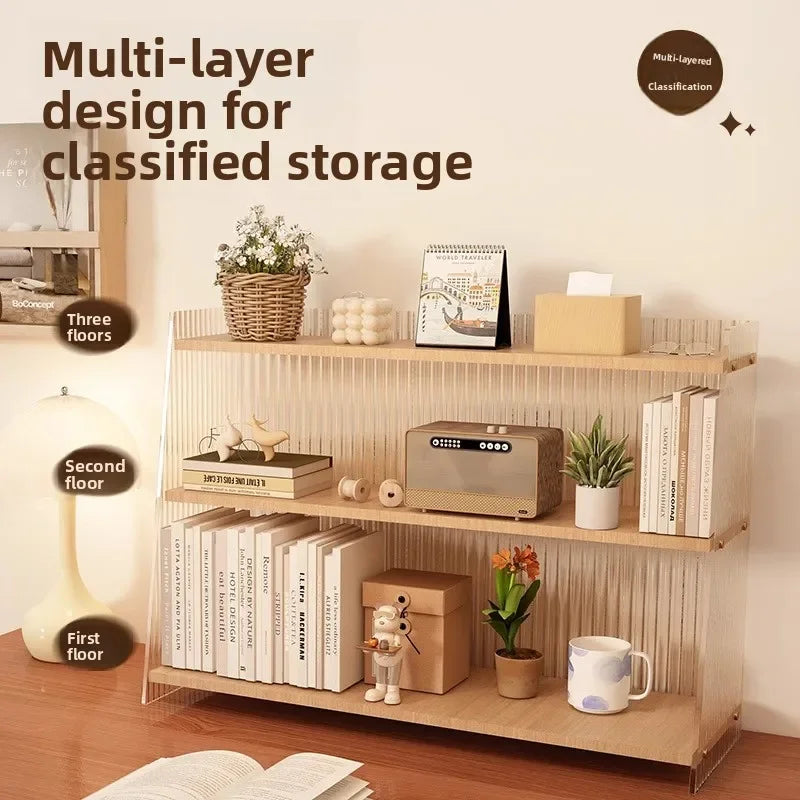Multi-functional Desktop shelf Acrylic cup holder Water cup holder Household multi-layer storage rack sturdy and durable Oasis Select