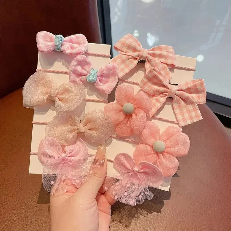 10pcs Aesthetic Hair Scrunchies – Cute Elastic Hair Ties, Soft Fabric Hair Bands, Stylish Headbands for Everyday Wear Oasis Select 10pcs-4