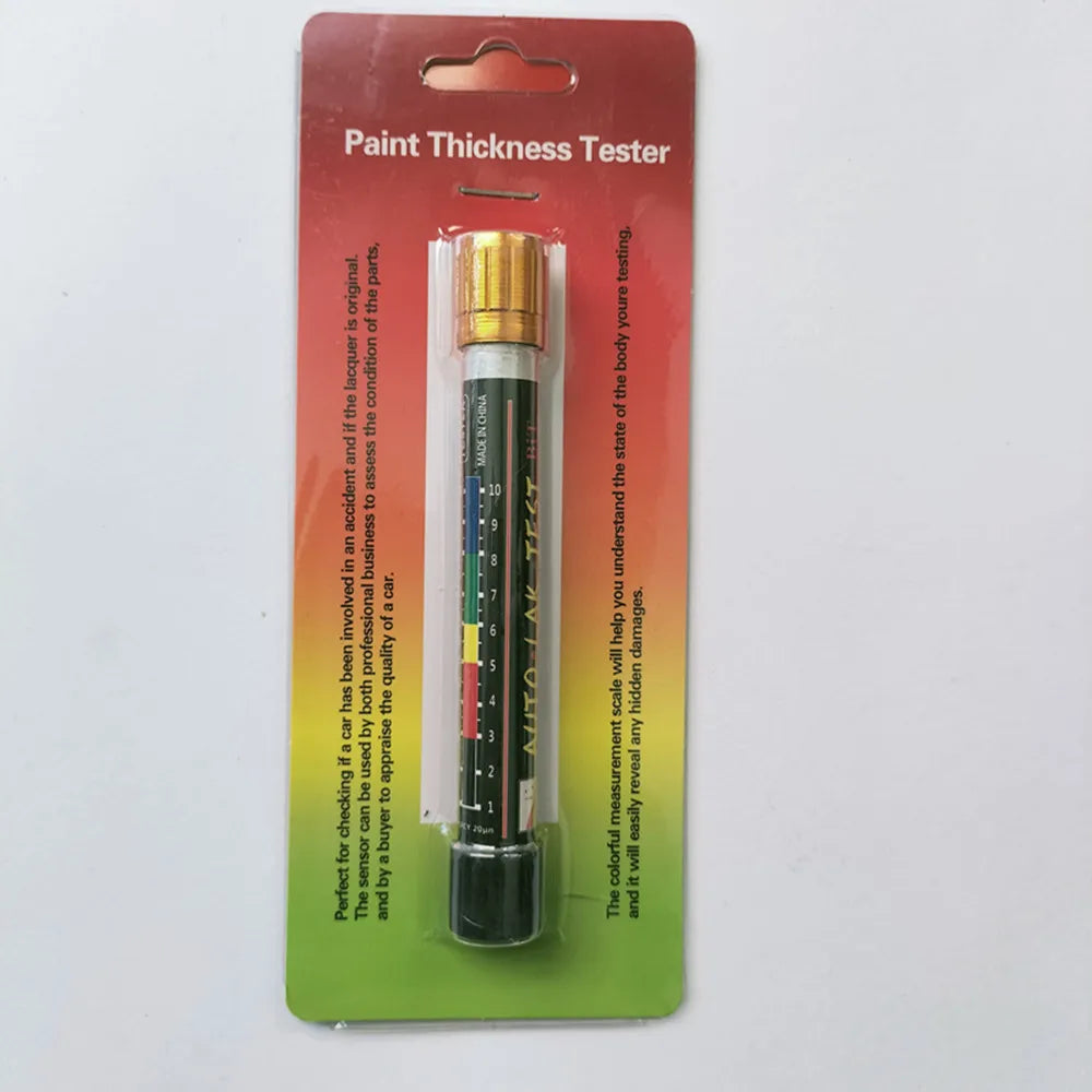 Portable Car Paint Thickness Tester – Color Scale Gauge Paint Thickness Gauge Oasis Select 1PCS Tester