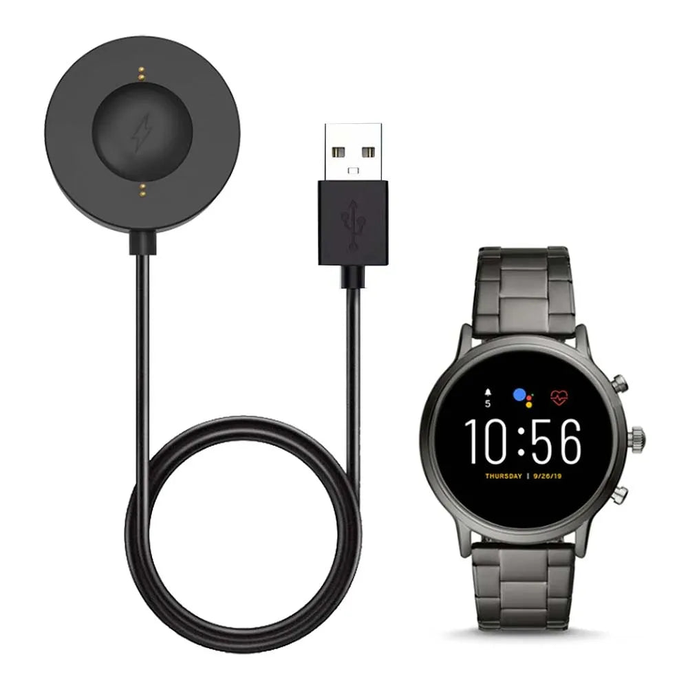 1M USB Charging Cable For Fossil Gen 6/Fossil Gen 5/Fossil Gen SE/Fossil Gen 4/Fossil Sport Charger Oasis Select