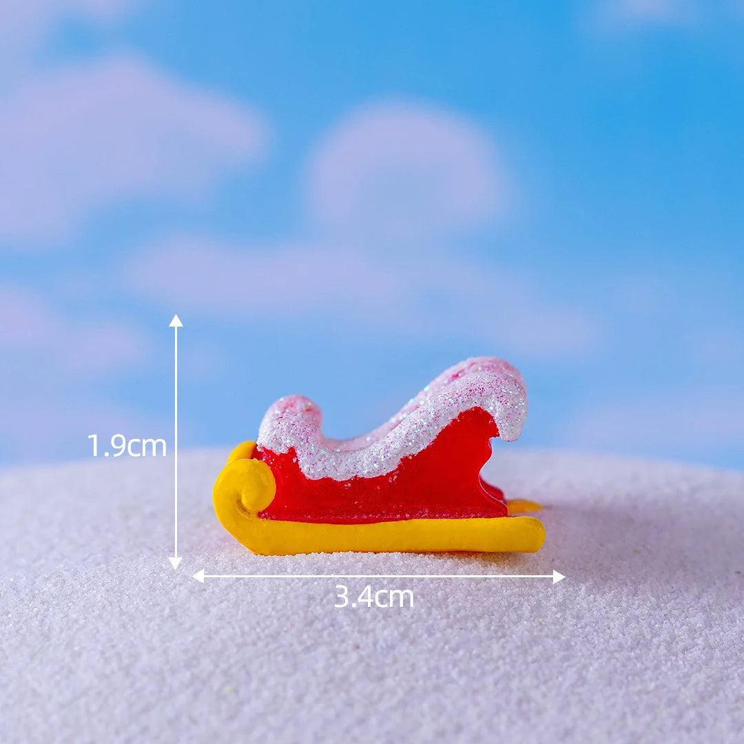 Christmas Resin Figurine Ornament – Santa, Snowman & Bear