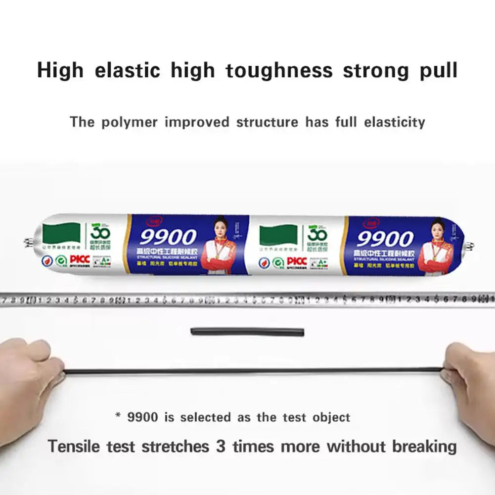 Transparent Silicon Waterproof Sealant 9900 Structural Silicone Engineering Adhesive Quick Drying For Wall Stone Doors Adhesive Oasis Select