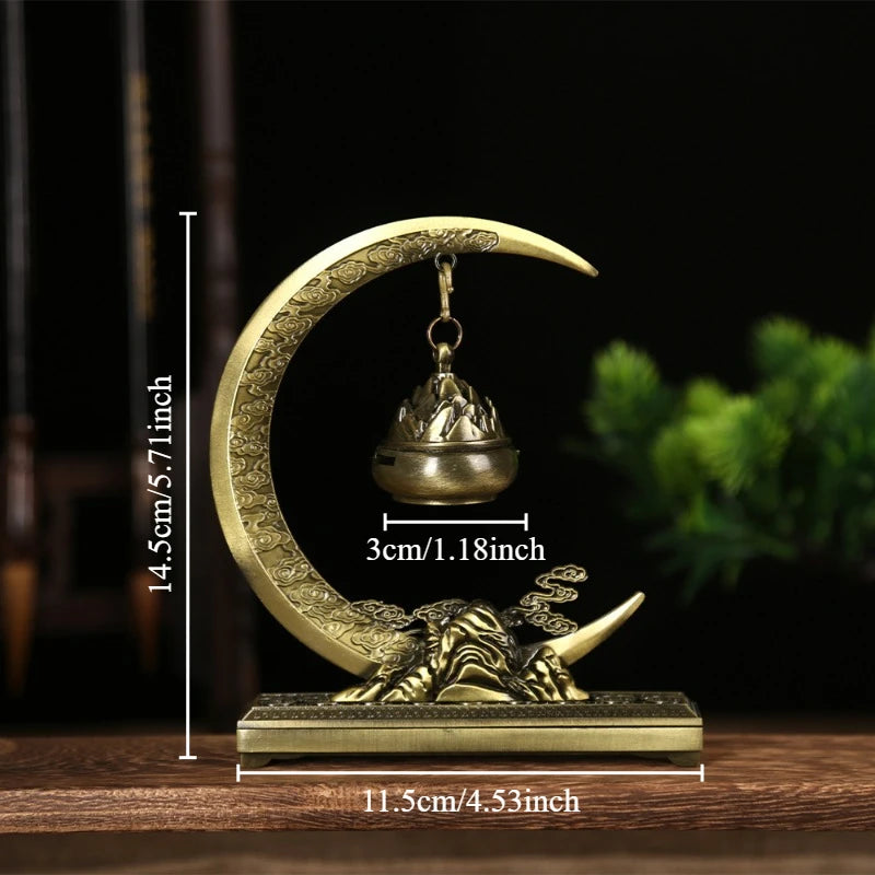 Small Xiangyun Non Stick Powder Pan Goose Pear Tent Fragrance Hainan Agarwood Sandalwood 42pc Pan Fragrance Alloy Incense Burner Oasis Select month