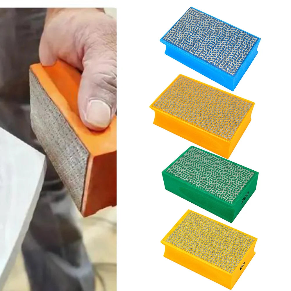 Hand Sanding Block Set 4 Grits – Wood, Glass, Tile & Metal Abrasive Sanding Block Oasis Select