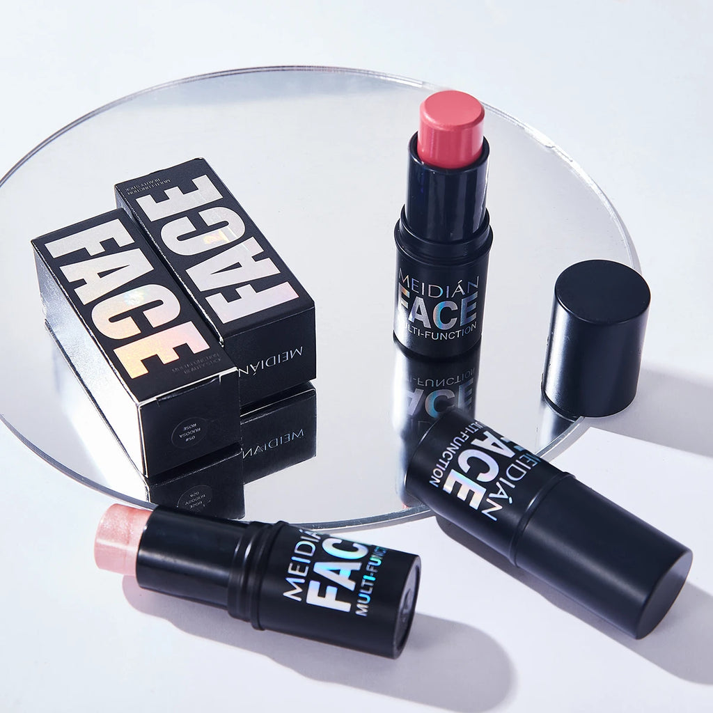 6-Color Dual-Use Blush & Lip Stick – Natural Contour Makeup Blush & Lip Stick Oasis Select