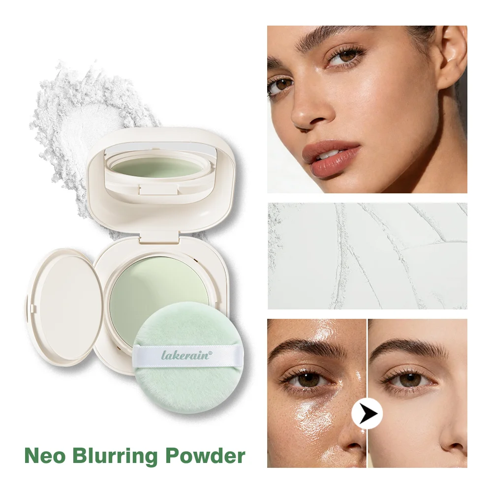 Neo Blurring Powder Setting powder Korean Oil-Control Compact with Pore Blurring Smoothing Finish Water proof Makeup Oasis Select 1pc