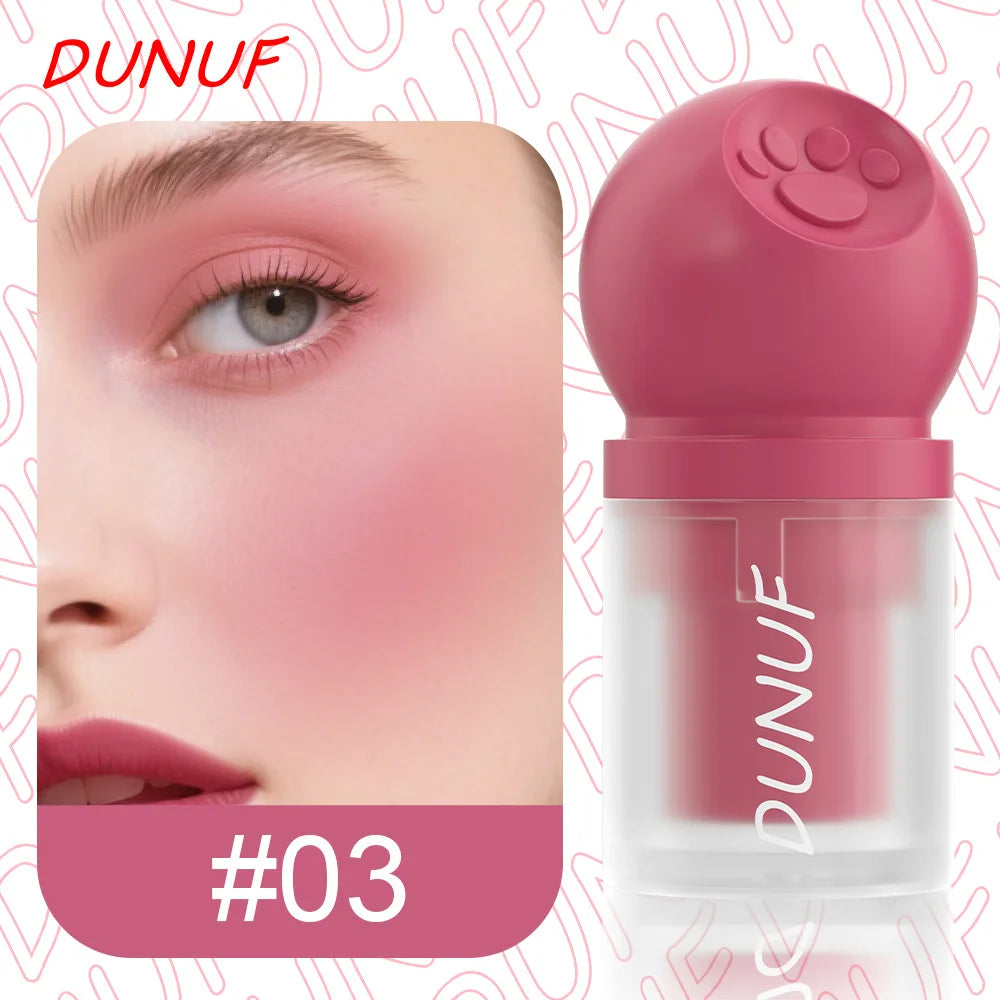 DUNUF Cat Paw Liquid Blush Trio – Buildable & Long-Lasting