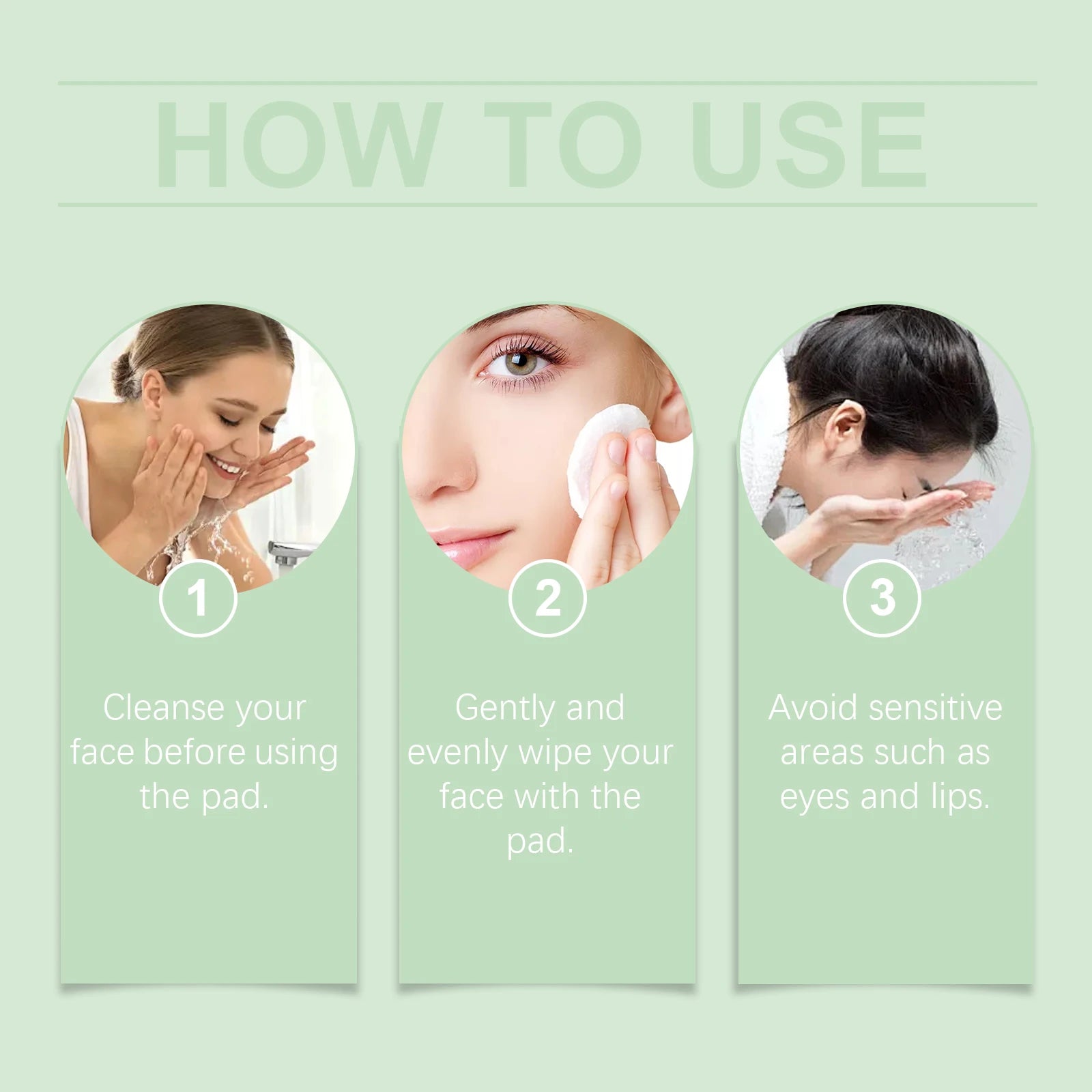 Salicylic Acid Cleaning Pads Reduce Pores Dirt Exfoliate Remove Dead Skin Gentle Oil Control Soothing Facial Care Cotton Pads Oasis Select
