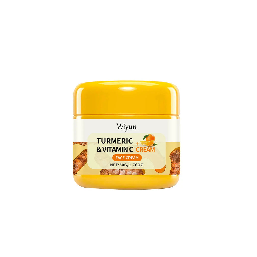 Turmeric Vitamin C Face Cream – Brighten & Fade Dark Spots Brightening Face Cream Oasis Select 50g boxed