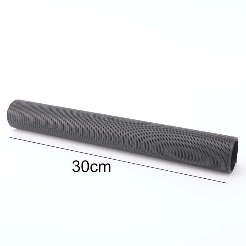 DIY 30x100cm Computer Mesh PVC PC Case Fan Cooler Black Dust Filter Cover Thickness: about 0.26mm Oasis Select 1m