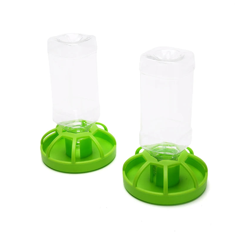 New Reptile Water Drinker Dispenser Food Bowl Lizard Feeder Round Dish Drink Bottle Tray Tortoises Gecko Turtles Feeding Kit Oasis Select
