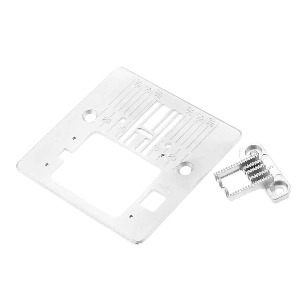 Sewing Machine Needle Throat Plate Q60D for Singer 4432 5511 4423 Heavy Duty Model Metal Needle Plate DIY Apparel Sewing 78*78mm Oasis Select
