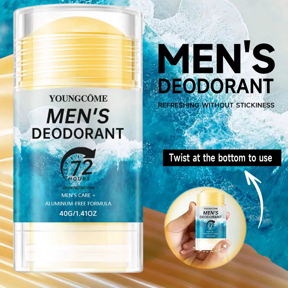 Body Deodorant 72H Anti Sweating Keep Drying Lasting Fragrance Remove Armpit Odor Underarm Refresh Sticks Fade Body Odor Oasis Select