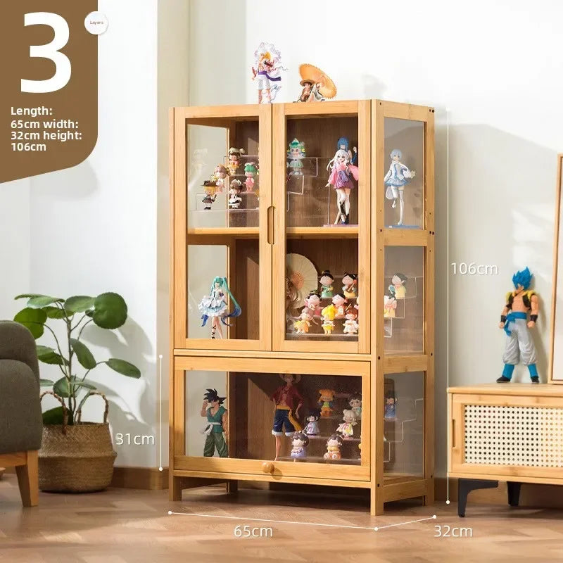 Figure display cabinet building block model Lego acrylic display stand non-glass transparent product ornament display cabinet Oasis Select Primary three 65