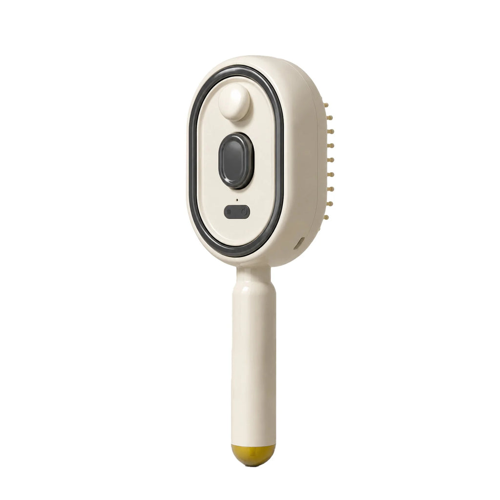 Electric Spray Air Cushion Massage Comb – Hydrating & Anti-Static Electric Massage Comb Oasis Select Off-white