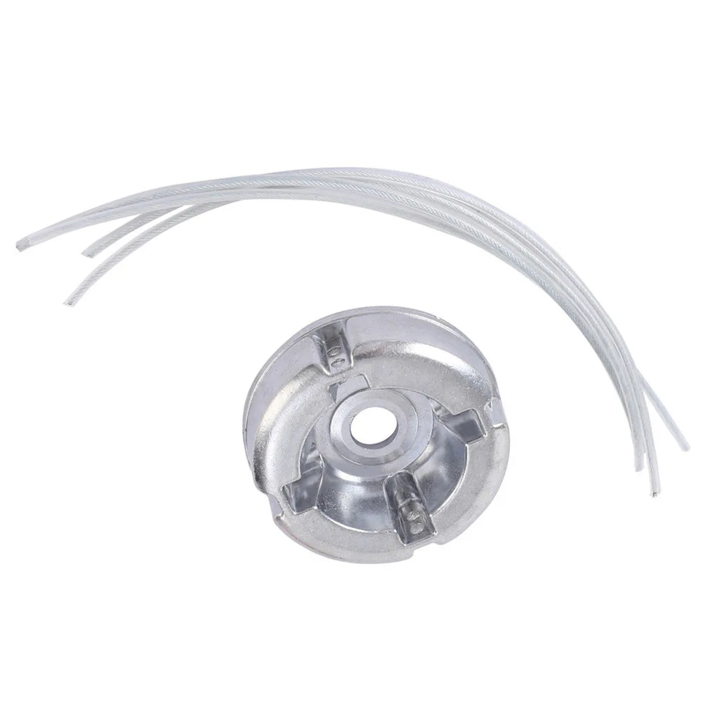 Lawn Mower Head With Nylon Steel Line For Grass Trimming Cutting Garden Yard Maintenance Replacement Parts Accessories Oasis Select