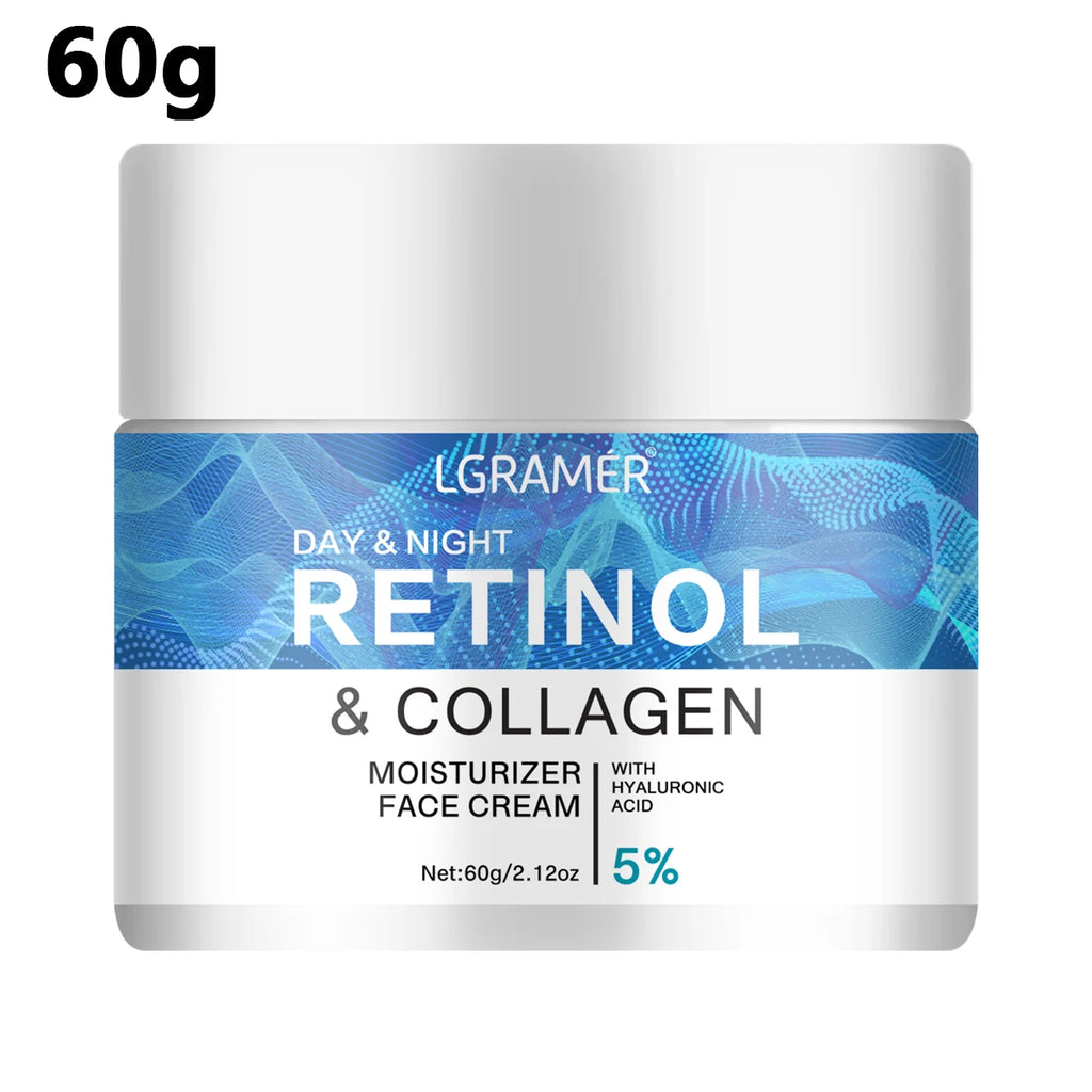 Retinol Firming Face Cream Lifting Neck Anti-aging Remove Wrinkles Night Day Cream Moisturizing Facial Serum Body Skin Care Oasis Select 60g
