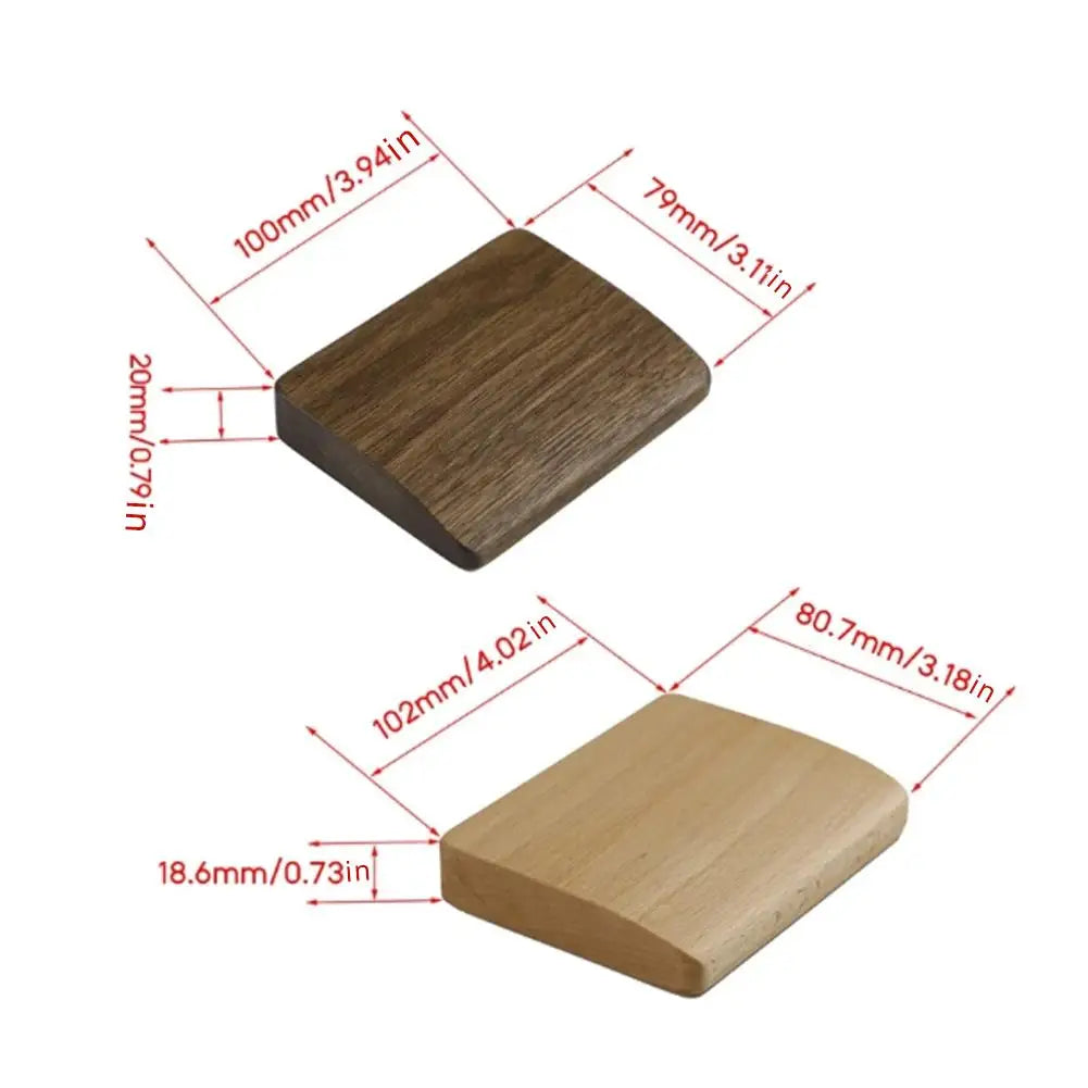 Walnut Wood Keyboard Wrist Rest | Ergonomic Typing Support