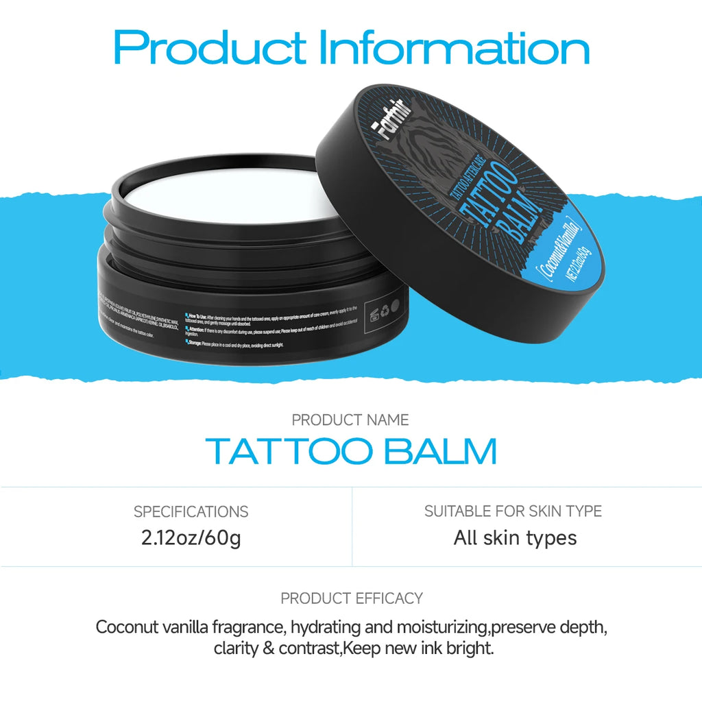 TATTOO BALM TATTOO FOAMING SOAP cleanses and moisturizes, maintains clarity, and makes ink brighter. Suitable for all skin types Oasis Select