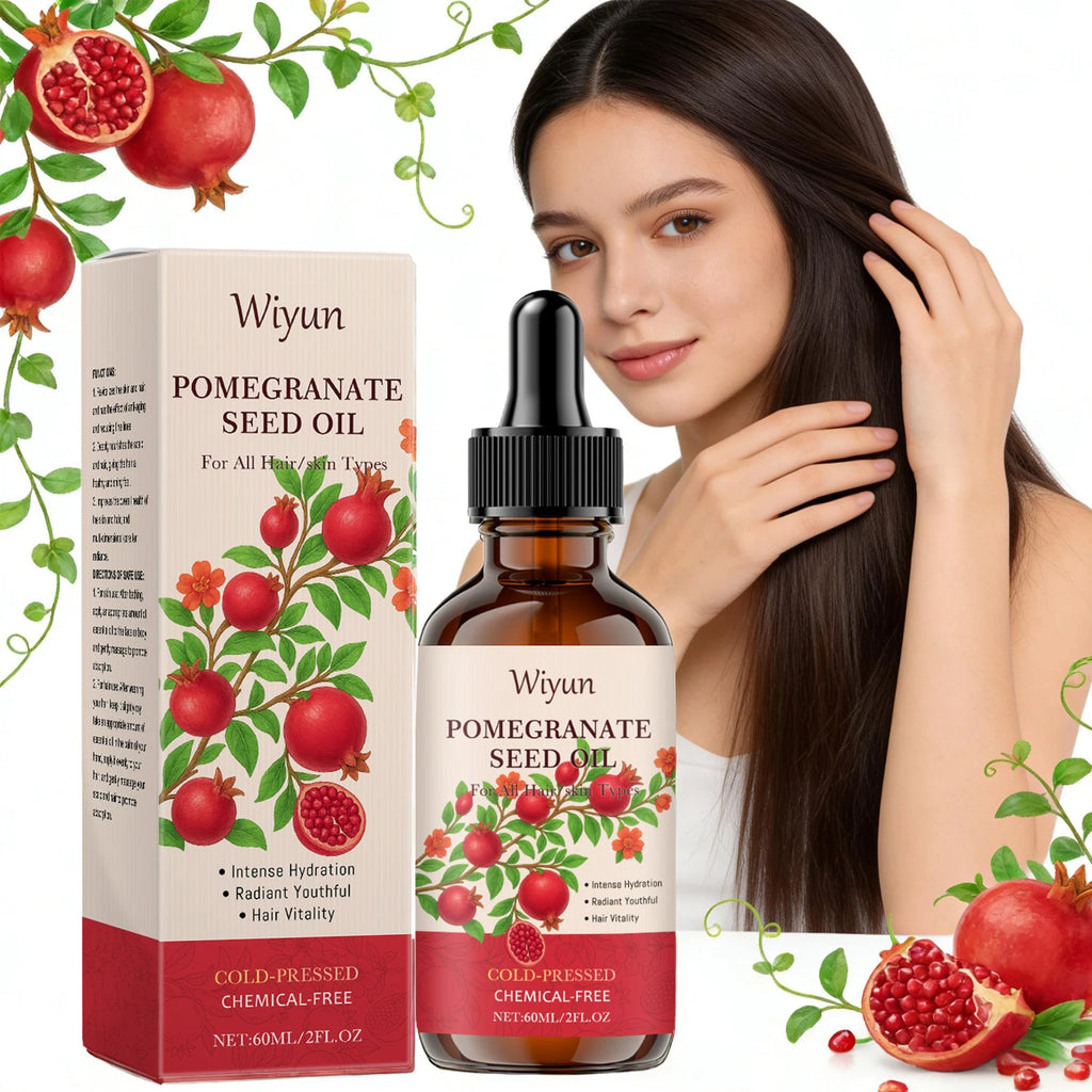 Pomegranate Seed Oil for Hair Skin Care Nourishing Scalp Increase Skin Elasticity Reduce Dryness Smoothing Cold-Pressed Body Oil Oasis Select