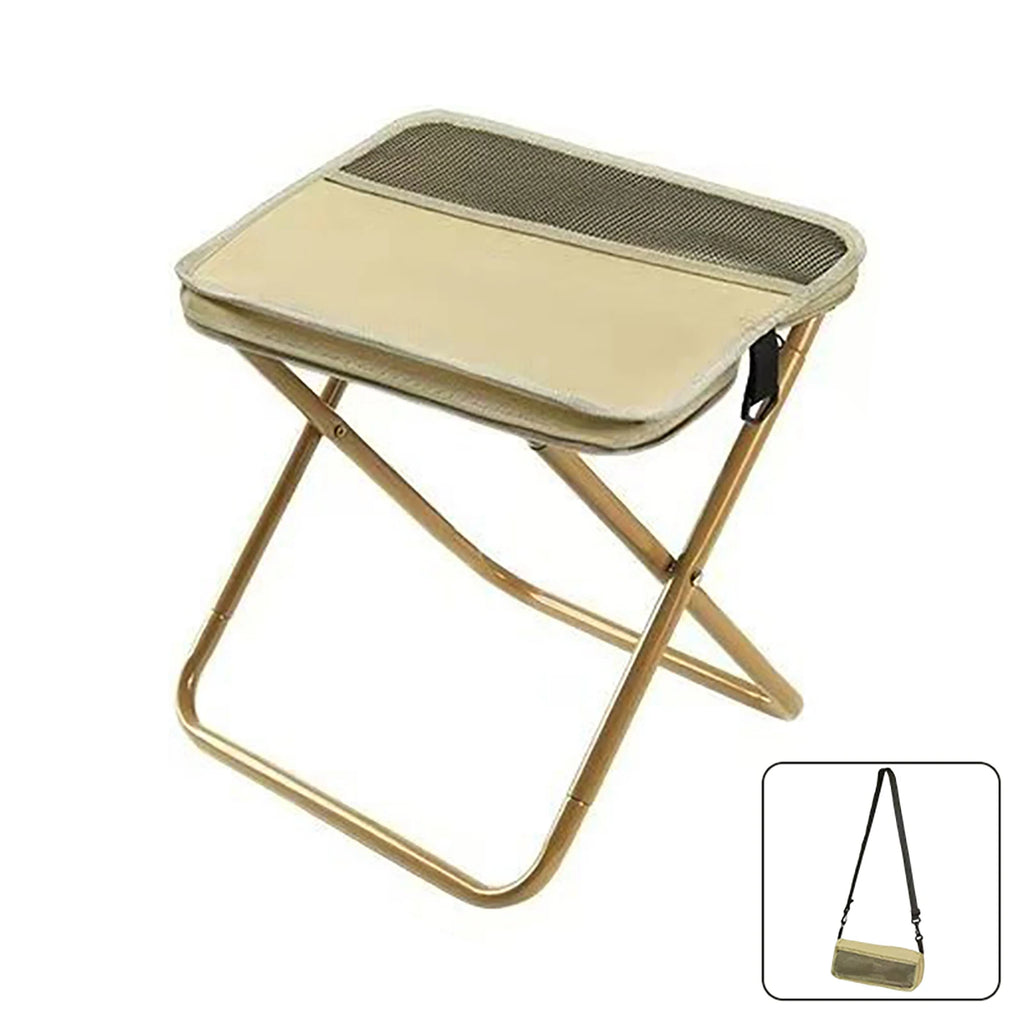 Portable Folding Camping Stool with Carry Bag | 265 lb