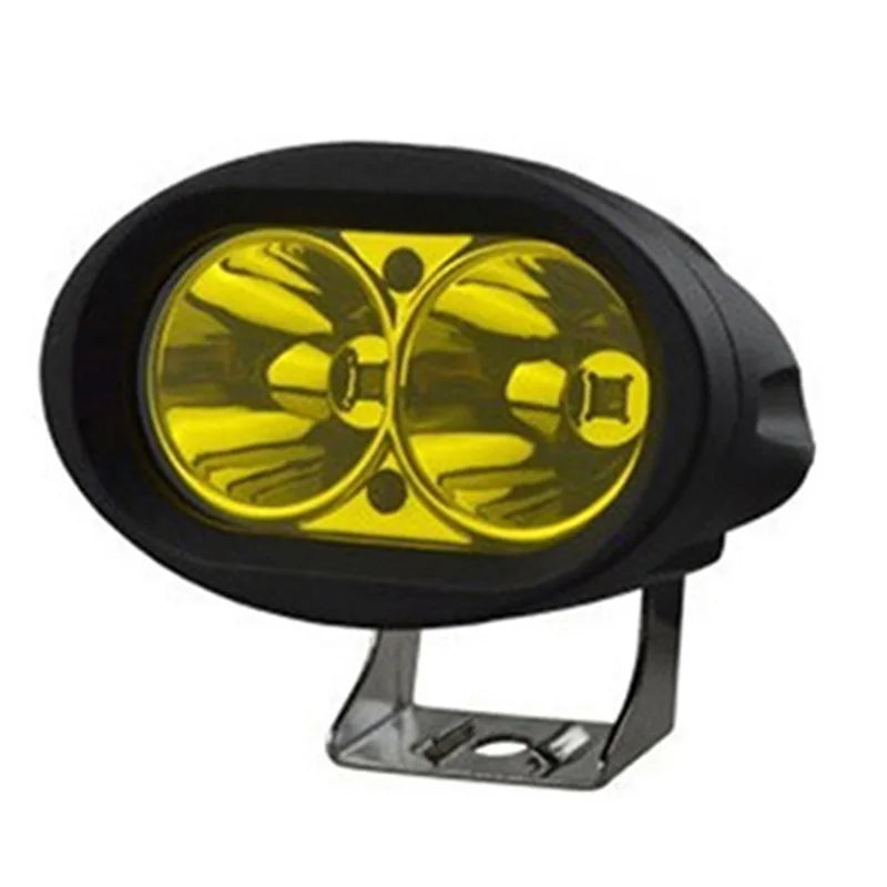 20W Oval LED Spotlight 12-85V | Off-Road & Motorcycle Work Light