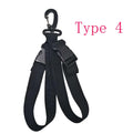 Scubas Diving Quick-Release Fin Buckle Strap Lifting Snorkeling Fin Heel Webbings Straps Clasp Oasis Select Type4PLBlack