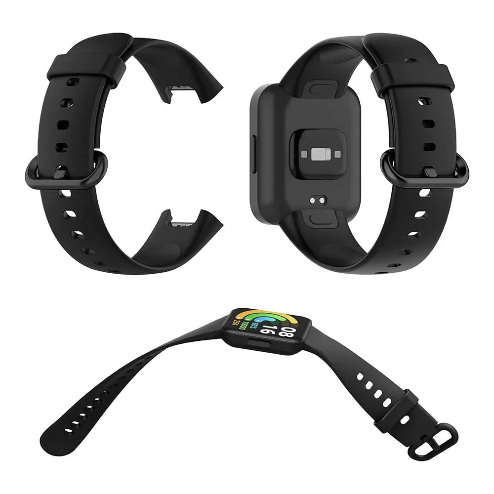 5-Pack Silicone Bands for Xiaomi Redmi Watch 2 Lite – Mixed Colors Smartwatch Band Set Oasis Select