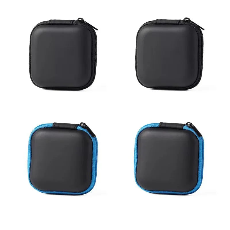 1/4pcs Earphone Protective Bag Box Hard EVA Case Digital Charger Headphone Storage Bag Usb Data Cable Organizer Carrying Pouch Oasis Select 4pcs-Mix 6