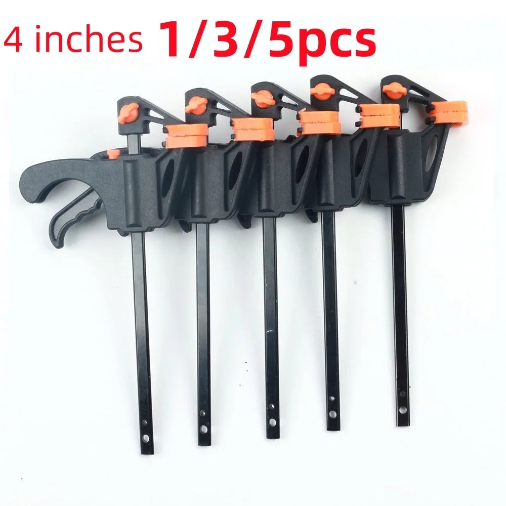 4-Inch F Bar Clamp Set – Quick Ratchet Woodworking Grip | SLADE Woodworking Clamp Set Oasis Select
