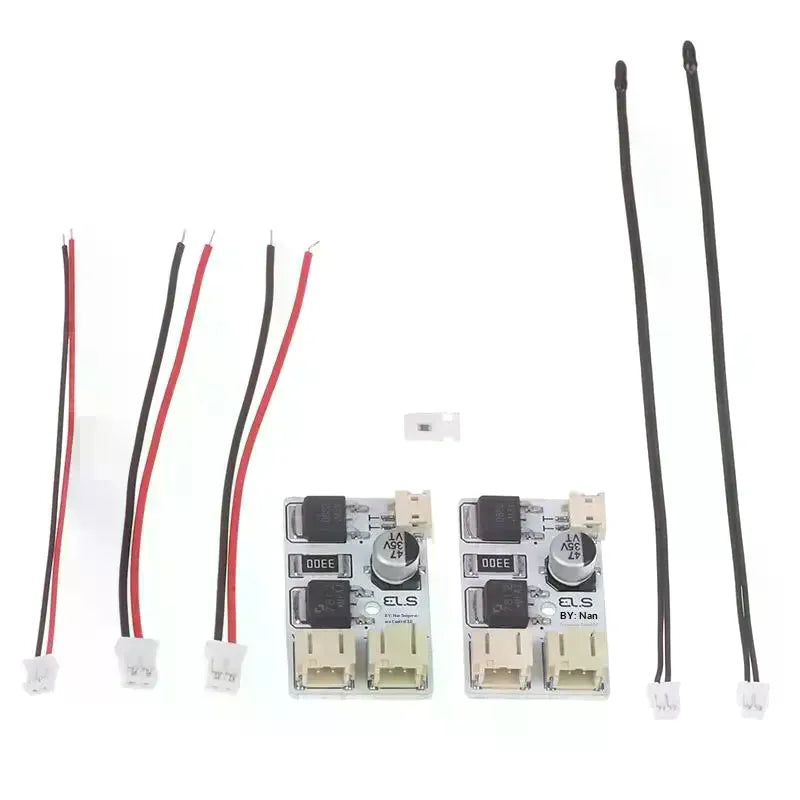 DIY Fan Temperature Control Board Fan Speed Control Step-Down Board Automatic Fan Controller No Welding DIY PCB Module Oasis Select