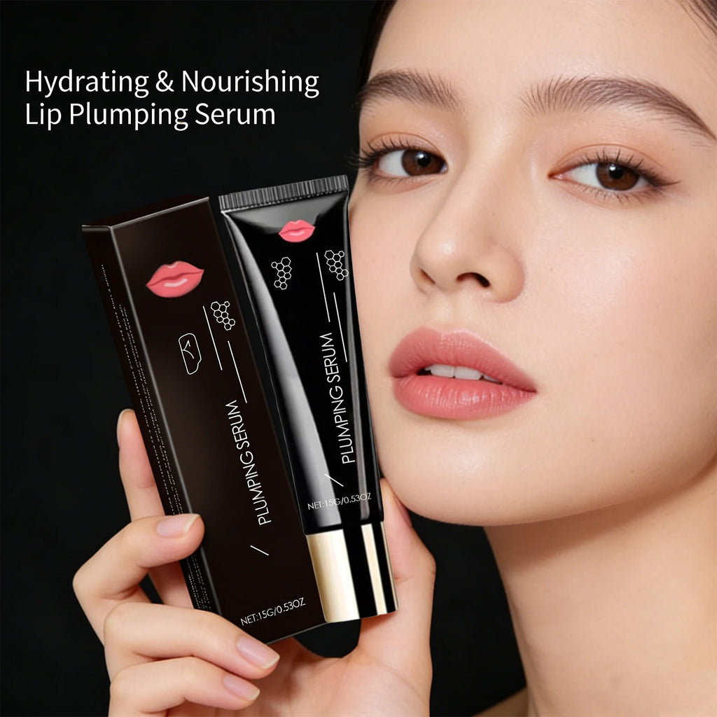 Plumping Serum for Lip Fade Fine Lines Lip Volumizing Serum for Smoother,Fuller Lips Sexy Enhance Lip Elasticity Lips Care 15g Oasis Select