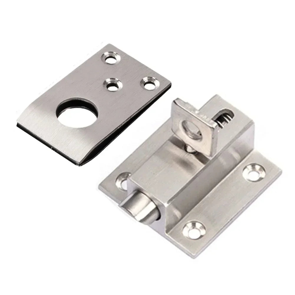 Stainless Steel Self-closing Spring Anti-theft Latch Automatic Latch Door Latch Home DIY Decoration Hardware Accessories Oasis Select Square (down) China Mainland