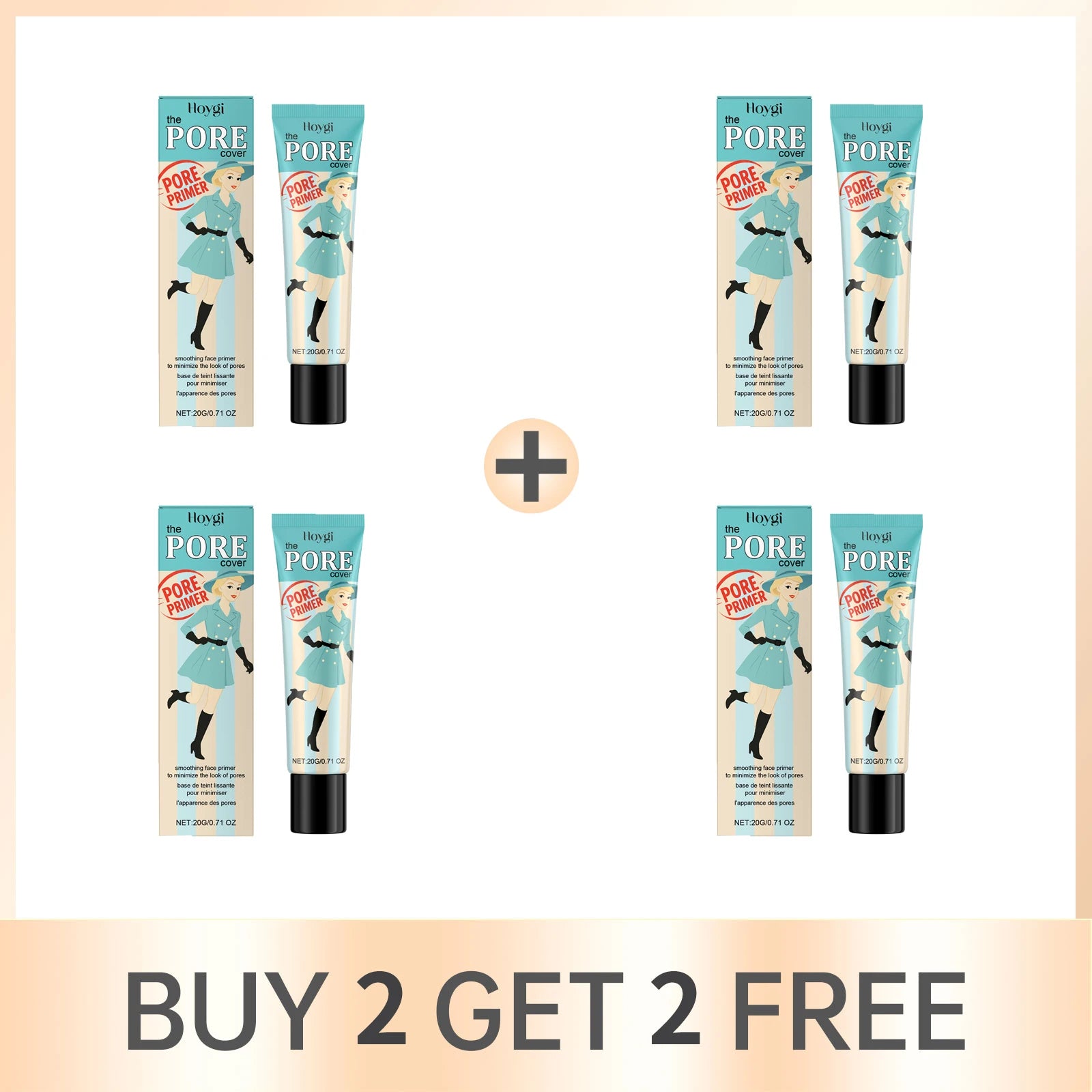 Pore Cover Primer Minimize Pores Oil Control Even Skin Tone Anti Acne Smoothing Waterproof Moisturizing Before Makeup Oasis Select Buy 2 Get 2 Free