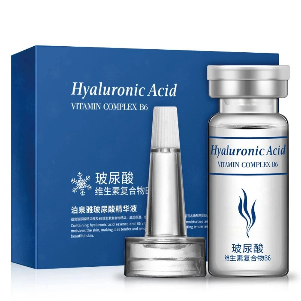 BIOAQUA Hyaluronic Acid Serum Ampoules – 10-Pack Moisturizing Set Face Serum Ampoules Oasis Select A