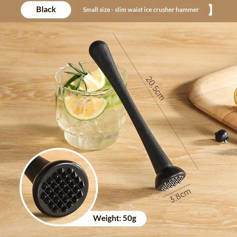 1 Pcs PP Cocktail Muddler with Grooved Nylon Tip, Bar Tool for Mashing Mixing Homemade Drinks Mojito Oasis Select 1