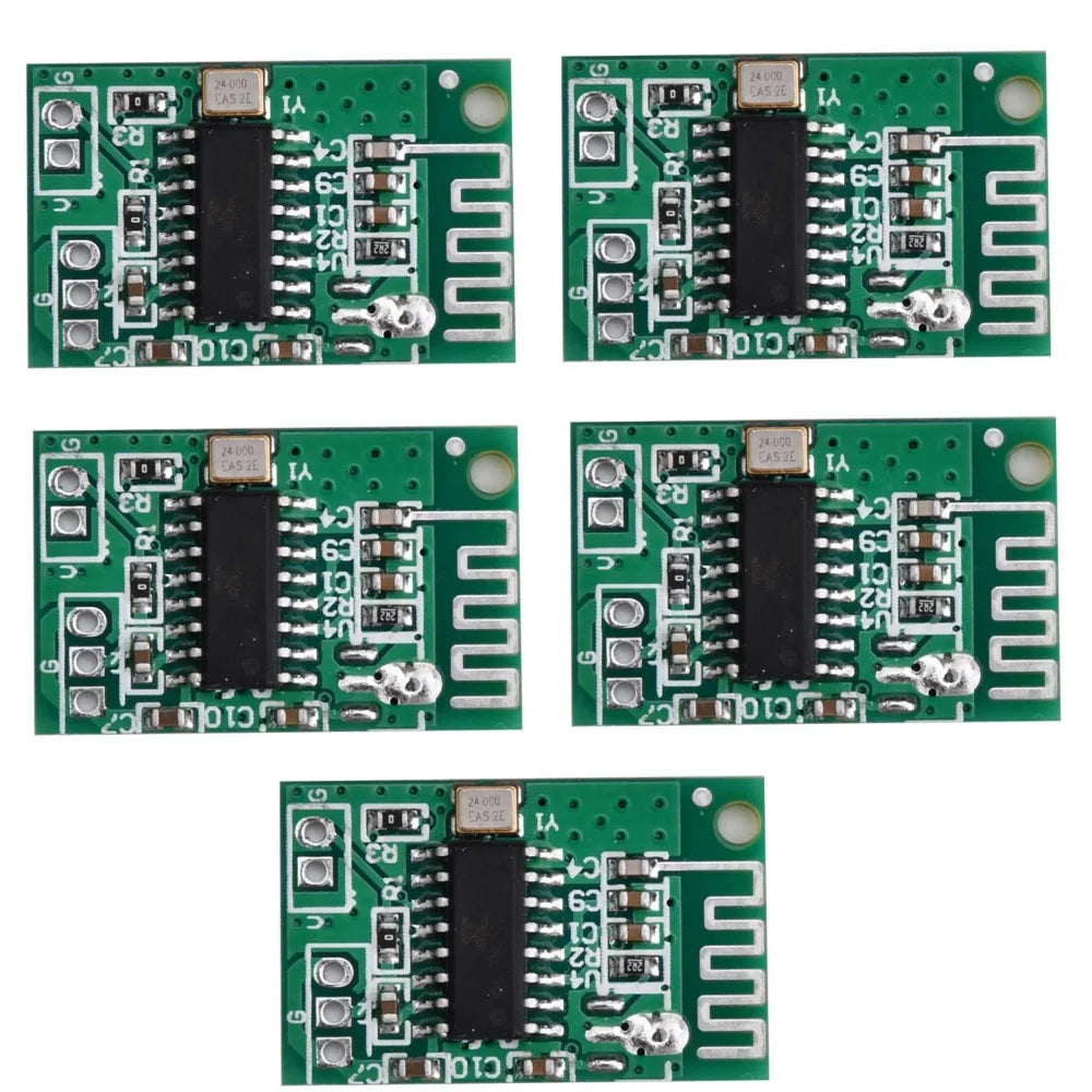 1/2/5Pcs 5V Bluetooth 5.0 Audio Amplifier Module Board LED Power 3.3V-8V Audio Dual Digital Mono Output Bluetooth Receiver Board Oasis Select 5pcs