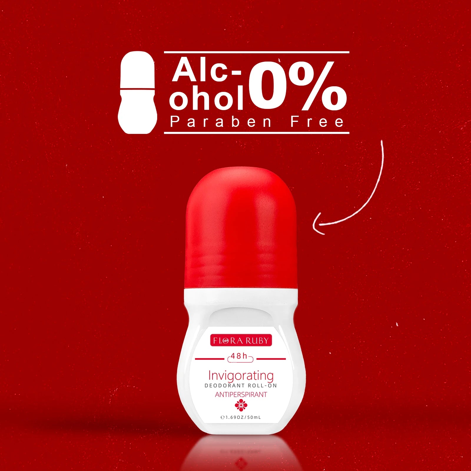 48 Hours Of Lingering fragrance Underarm 50ml/1.69fl.oz Antiperspirant Deodorant Roll On For Women Men,, Whole body application Oasis Select