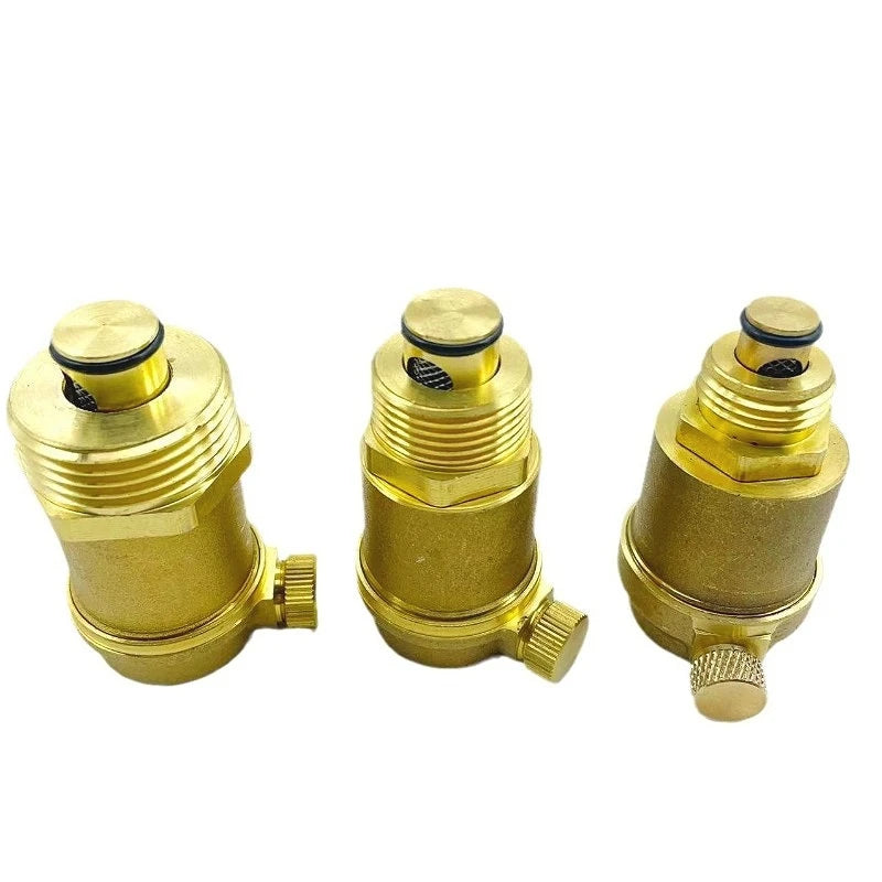 Brass Household Valve Accessories 1/2 3/4 "1-inch Solar Water Heater Automatic Exhaust Heating Exhaust Pressure Relief Valve Oasis Select