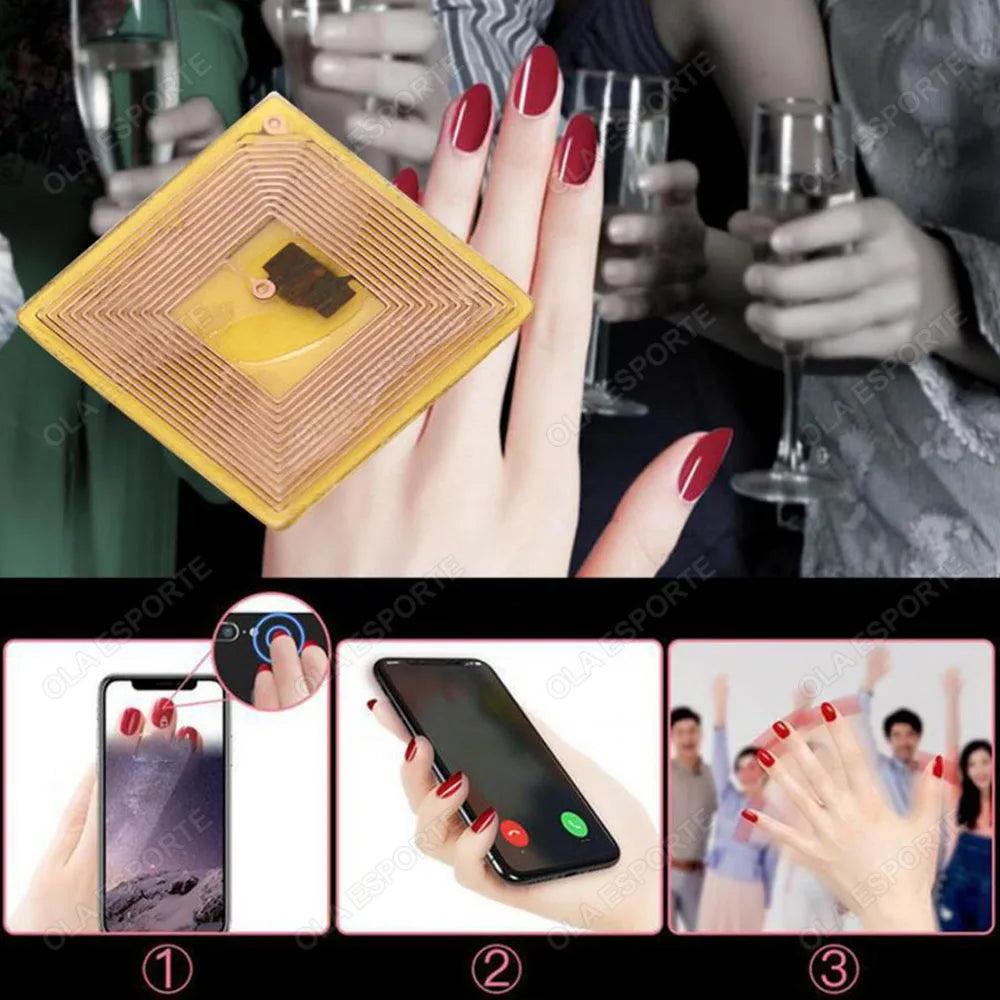 Ola Esporte N3 Smart NFC Nail Chip – No App or Charge Needed