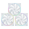 LIKE WISH TL-S12RW X3 CPU Fan 120Mm Reverse Fan Case Cooler Fan Comes With ARGB Lighting,CPU Cooling Fan With 1500RPM Speed Oasis Select As Shown