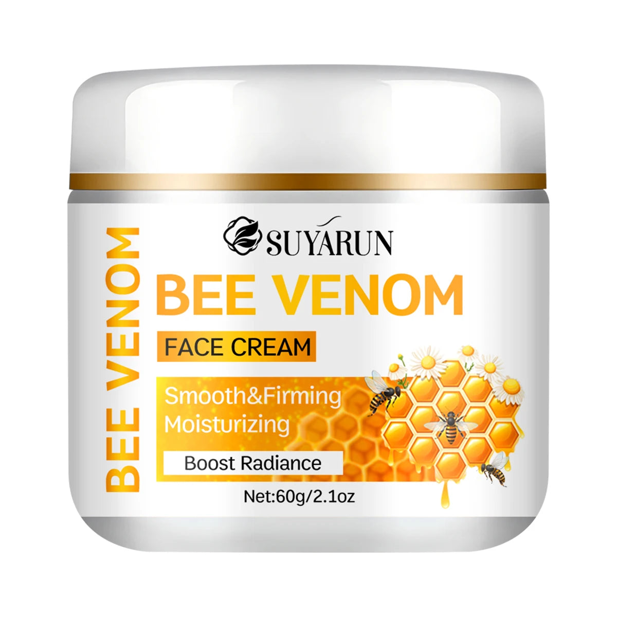 SUYARUN Bee Venom Cream – Anti-Aging Moisturizer with Aloe Anti-Aging Face Cream Oasis Select 60g