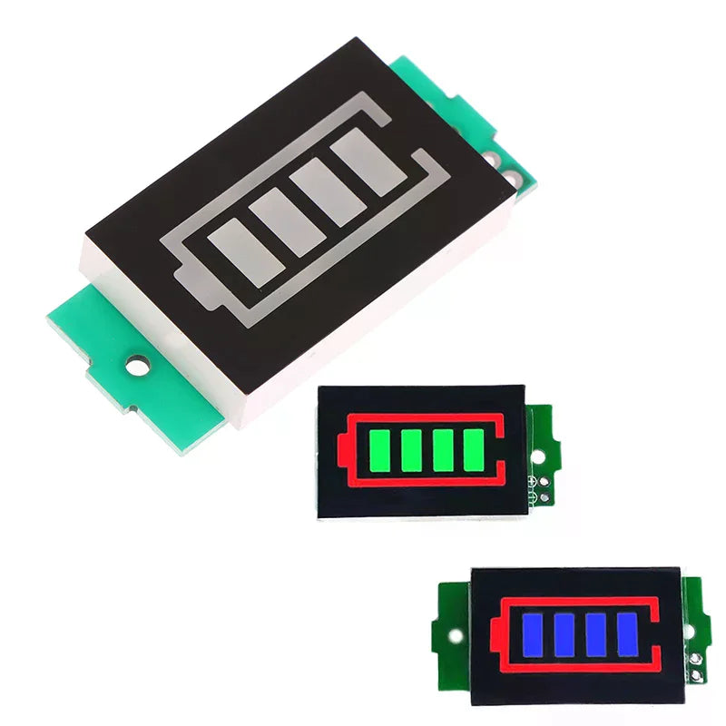 Li-ion Battery Capacity Gauge | 1S–8S 3.7V Lithium Tester