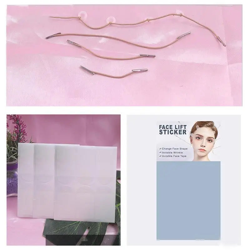 Waterproof V Face Makeup Adhesive Tape Invisible Breathable Lift Face Sticker V-Shape Chin Adhesive Lifting Face Stickers Oasis Select